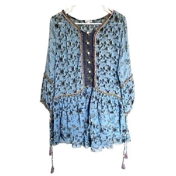 Poupette St Barth Bobo Poncho Tunic Mini Dress - Picture 5 of 14